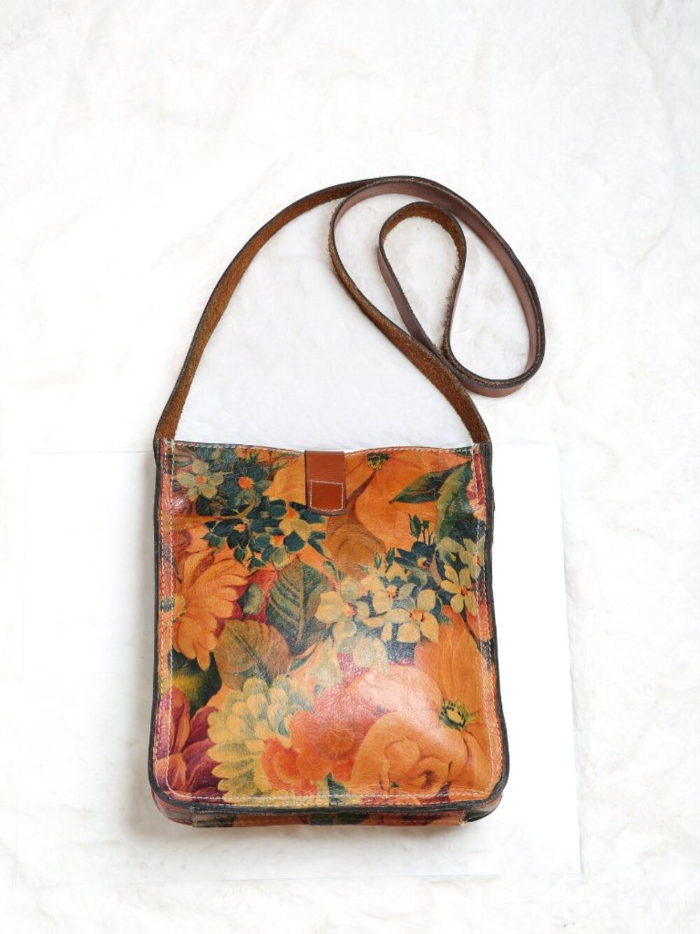 PATRICIA NASH 100% Leather Heritage Collection Venezia Crossbody Bag W/Dust Bag - Picture 3 of 14